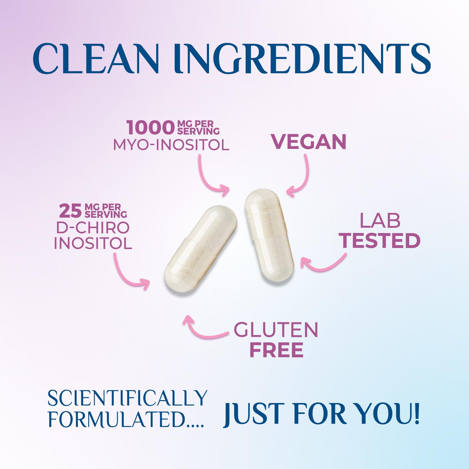 Close up of Nature's Glow dietary supplement packaging for ovarian health