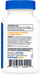 Nutricost Krill Oil packaging and cap design