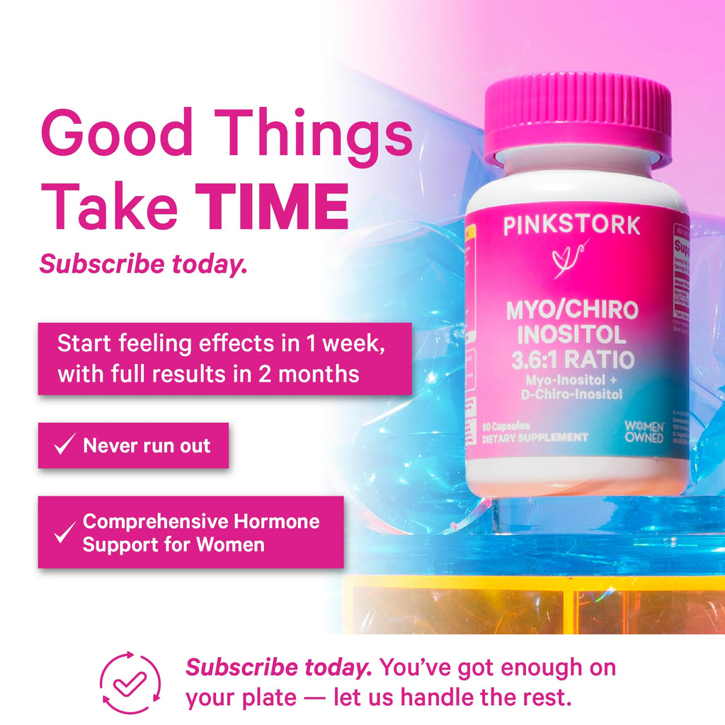 Pink Stork Myo-Inositol capsules for hormonal balance