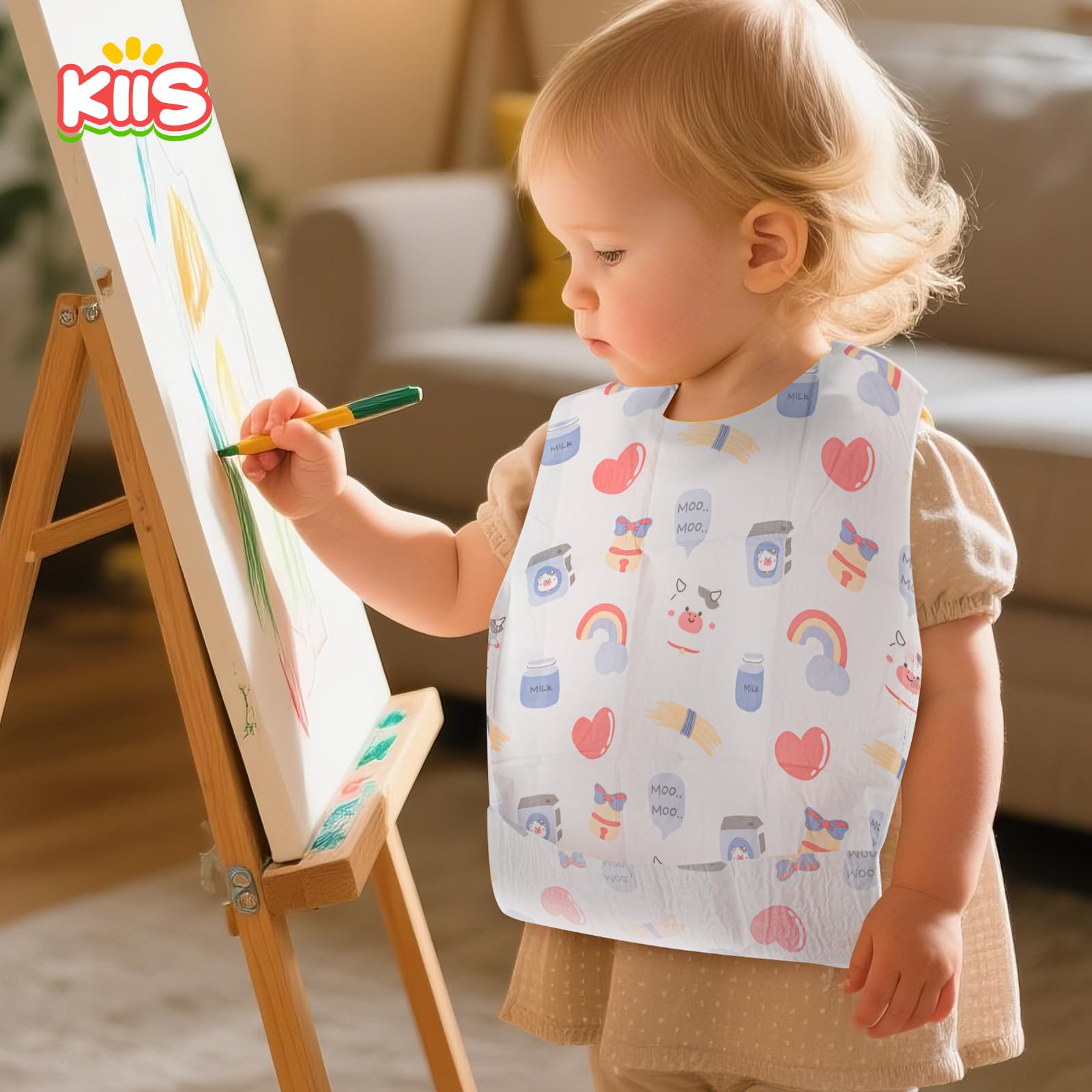 KIIS travel daycare essentials showing a close up of the soft non irritating neck opening.