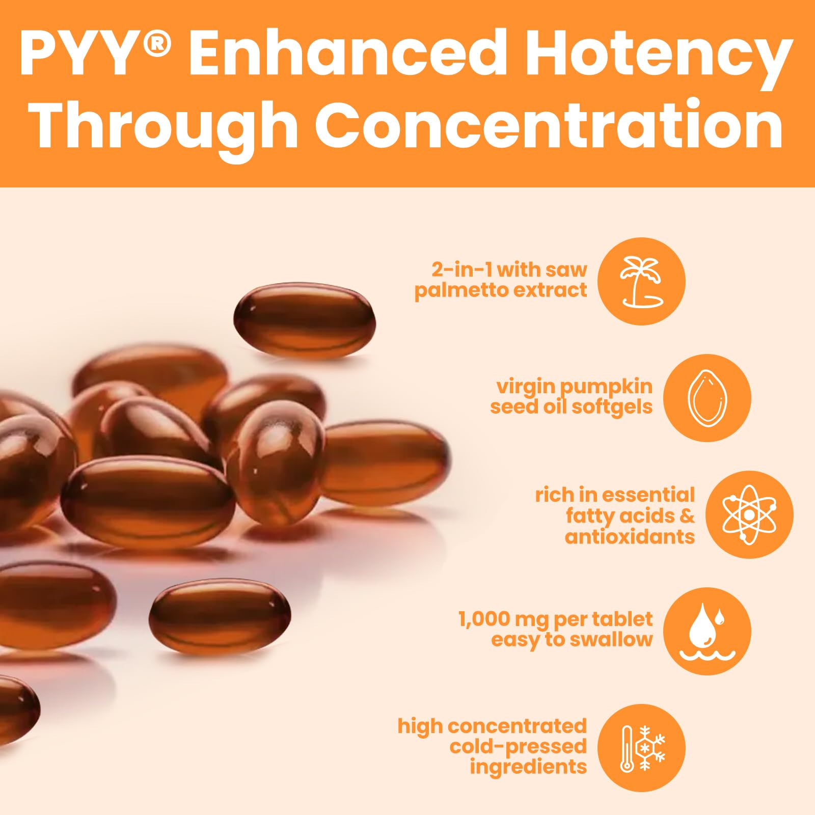 Pyy dietary supplement 300 count packaging