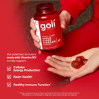 Goli Apple Cider Vinegar 60 count supplement label showing ingredients