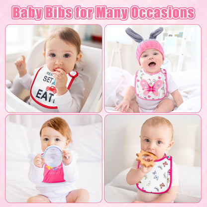 2ooya premium cotton waterproof baby bib pack showcasing soft fabric texture and closure detail