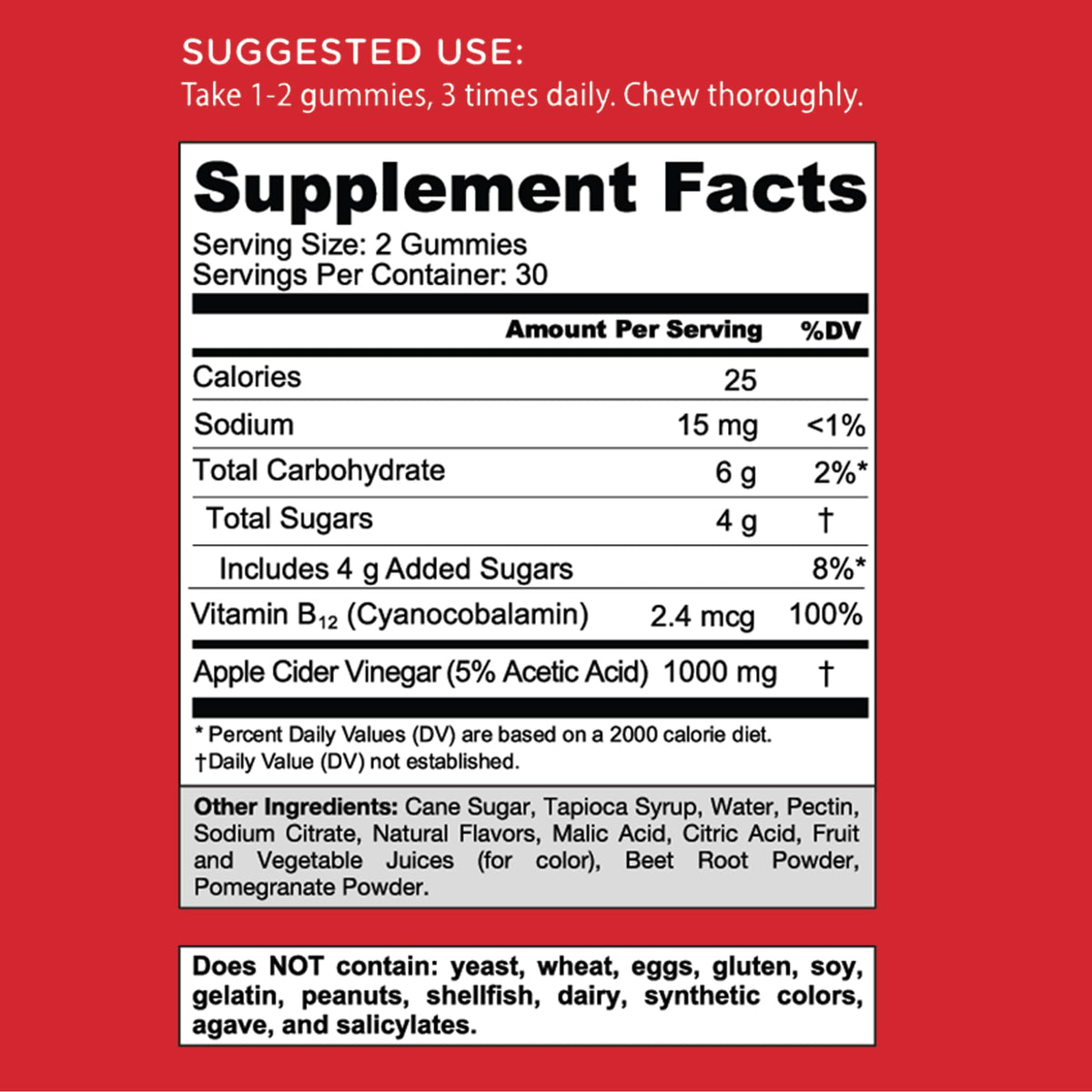 Gelatin free Goli health supplement bottle for energy metabolism