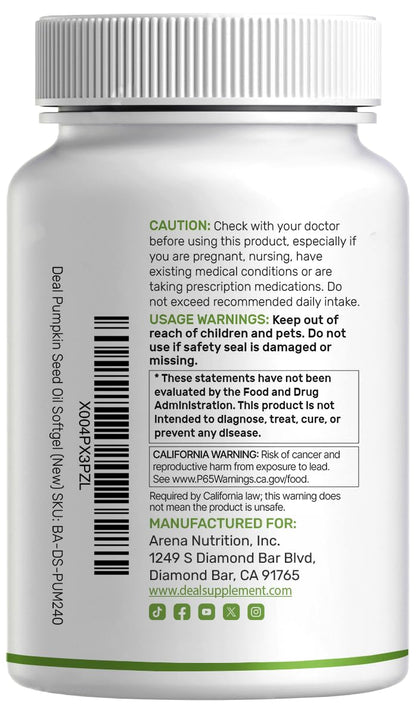 Lifestyle shot of Deal Supplement 240 count bottle on a wooden surface