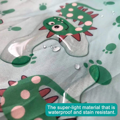 PandaEar three pack premium baby bibs folded flat to showcase the ultra thin material.
