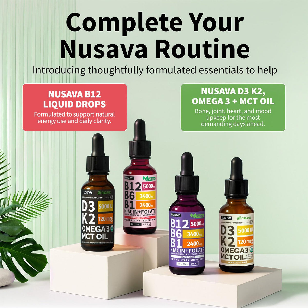 High potency B12 methylcobalamin drops for energy support