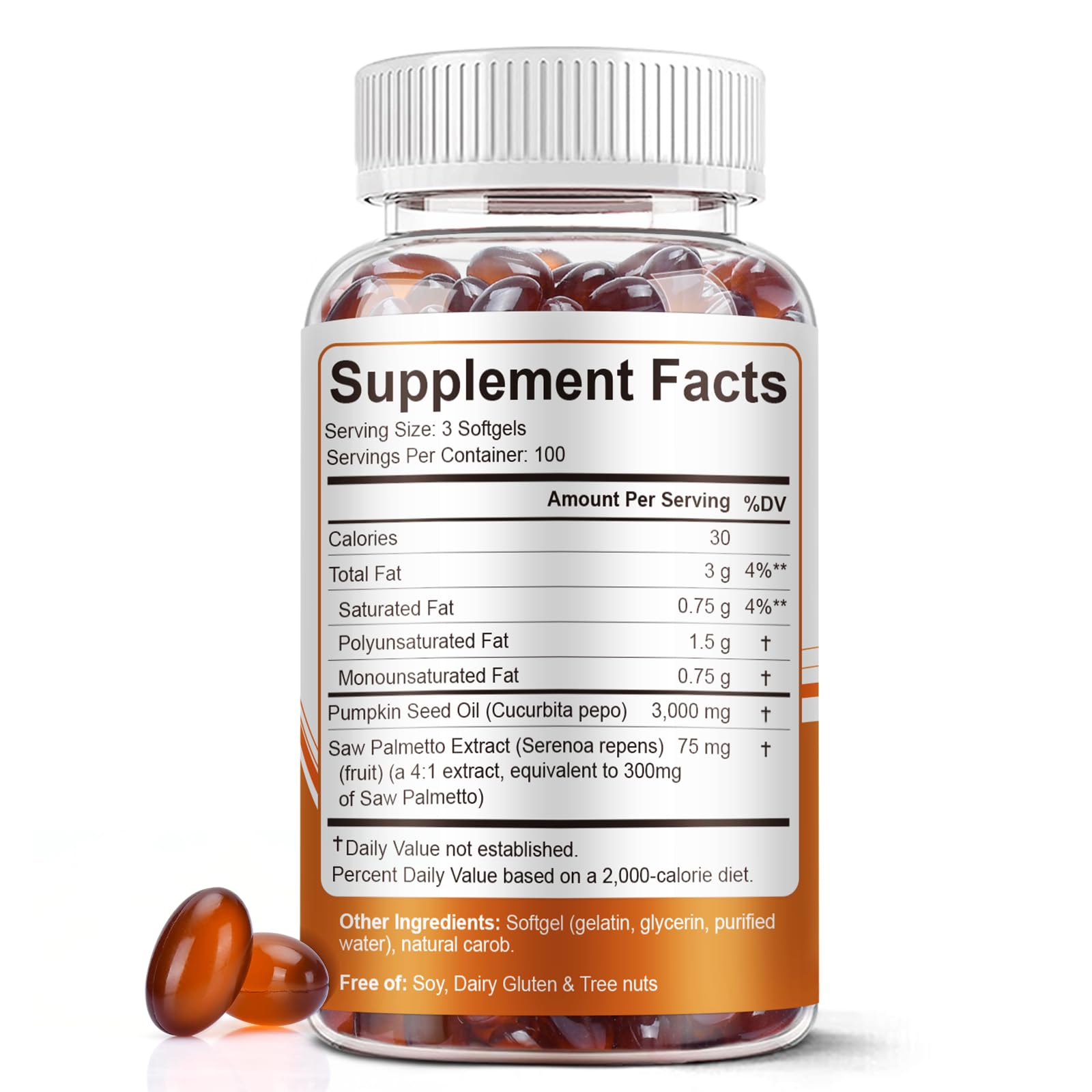 Beword supplement bottle showing 3000mg strength label