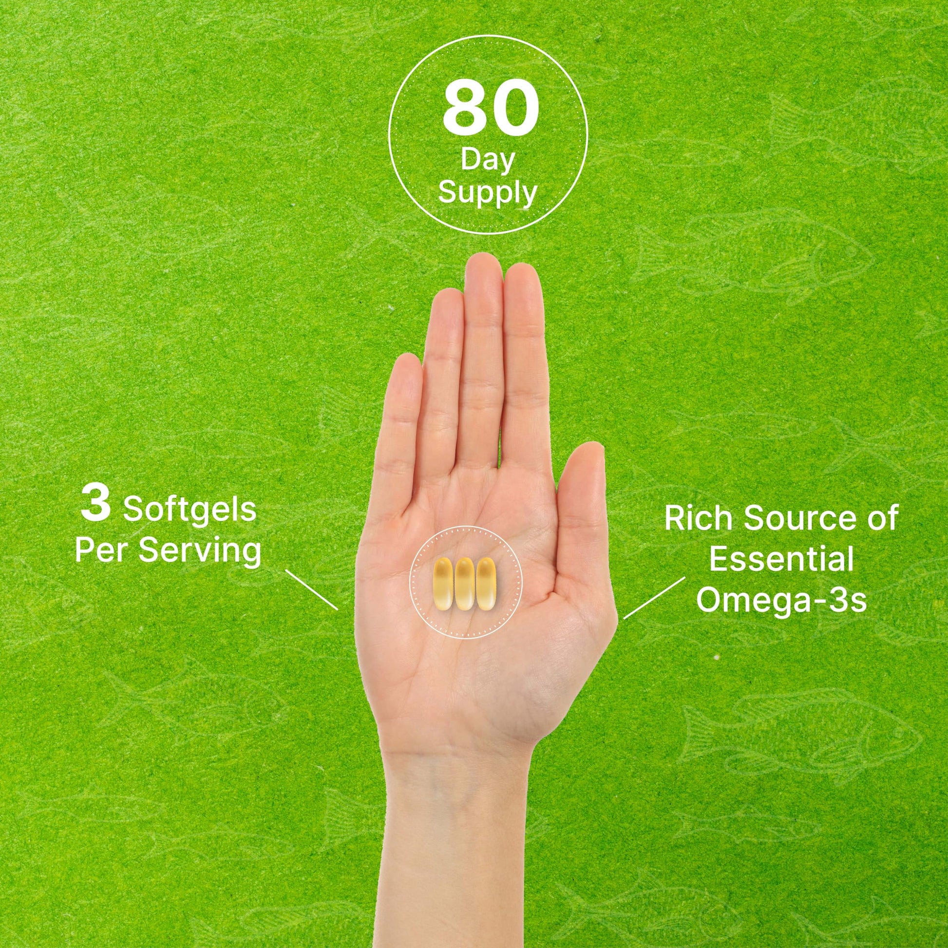 Close up of Deal Supplement 240 softgels count bottle