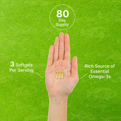 Close up of Deal Supplement 240 softgels count bottle