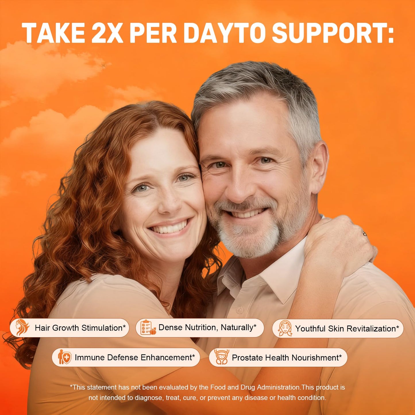 Beword prostate and hair health supplement side profile