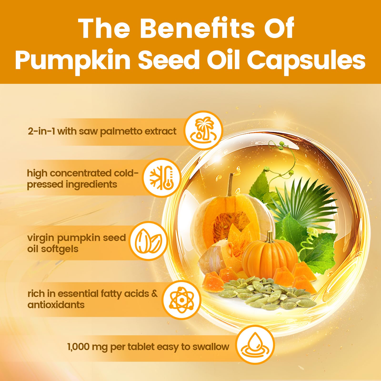 Back of VivoNu Pumpkin Seed Oil pouch showing ingredients