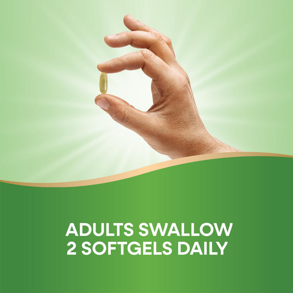 Top cap view of the Nature's Way fish oil supplement bottle showing safety seal details