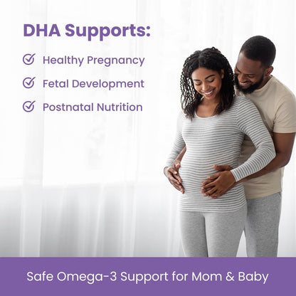 Mother's Promise Prenatal DHA easy to swallow lemon flavored capsules
