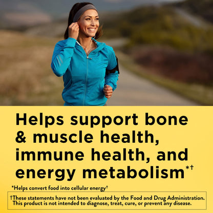 Nature Made Multi for Her 70 Count supplement bottle showing nutritional information.