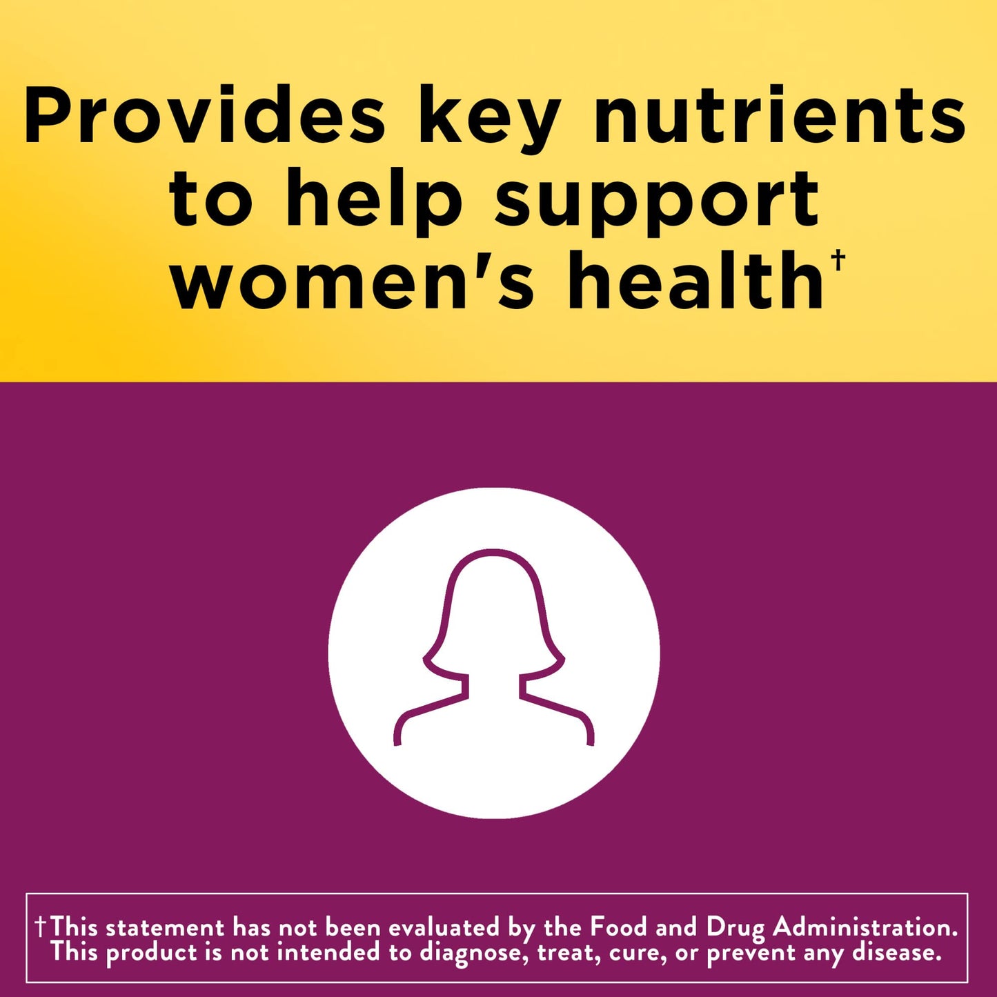 Authentic USA imported Nature Made women multivitamin gummies close up bottle label.