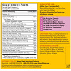 Side profile of Nature Made women health dietary supplement container showing dosage details