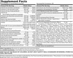 Envitamin Ultimate Multivitamin supplement facts label close up