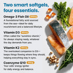PrimeMD 4 in 1 Omega 3 Fish Oil softgels texture close up