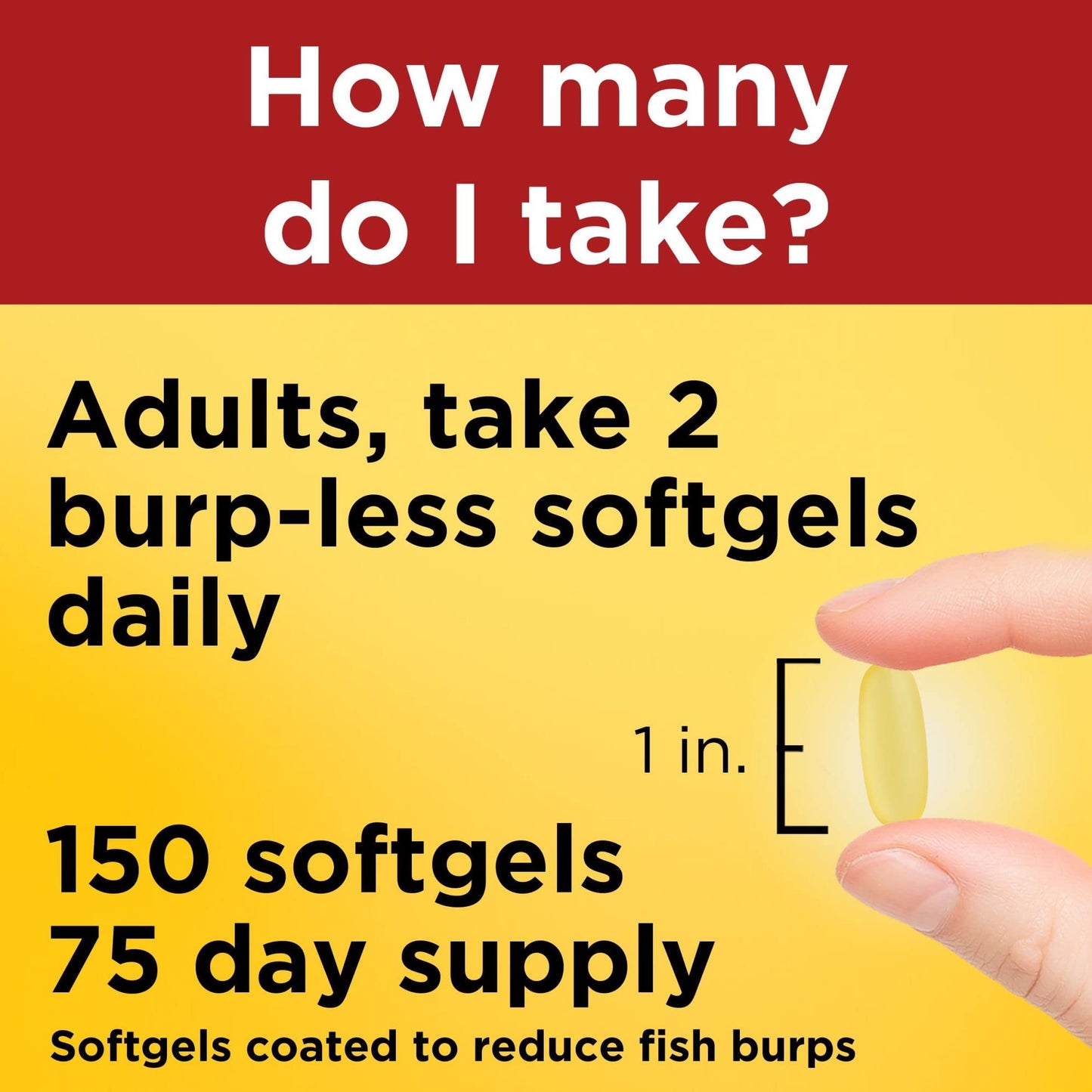 Nature Made 1000 Milligrams fish oil capsules for adults daily cardiovascular wellness