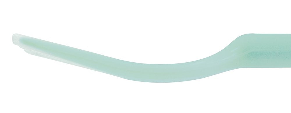Integrated silicone coated safety fork in large blue variant showing smooth prongs and handle design
