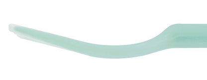 Integrated silicone coated safety fork in large blue variant showing smooth prongs and handle design