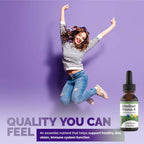 Great Lakes Nutrition Micellized Vitamin A Drops side profile angle