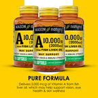 Mason Natural Vitamin A softgels close up texture