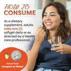Best Naturals Vitamin A softgels closeup view