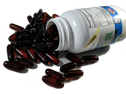 Vitalité Now Organic Flaxseed Oil 1000mg non GMO heart health supplement capsule close up layout.