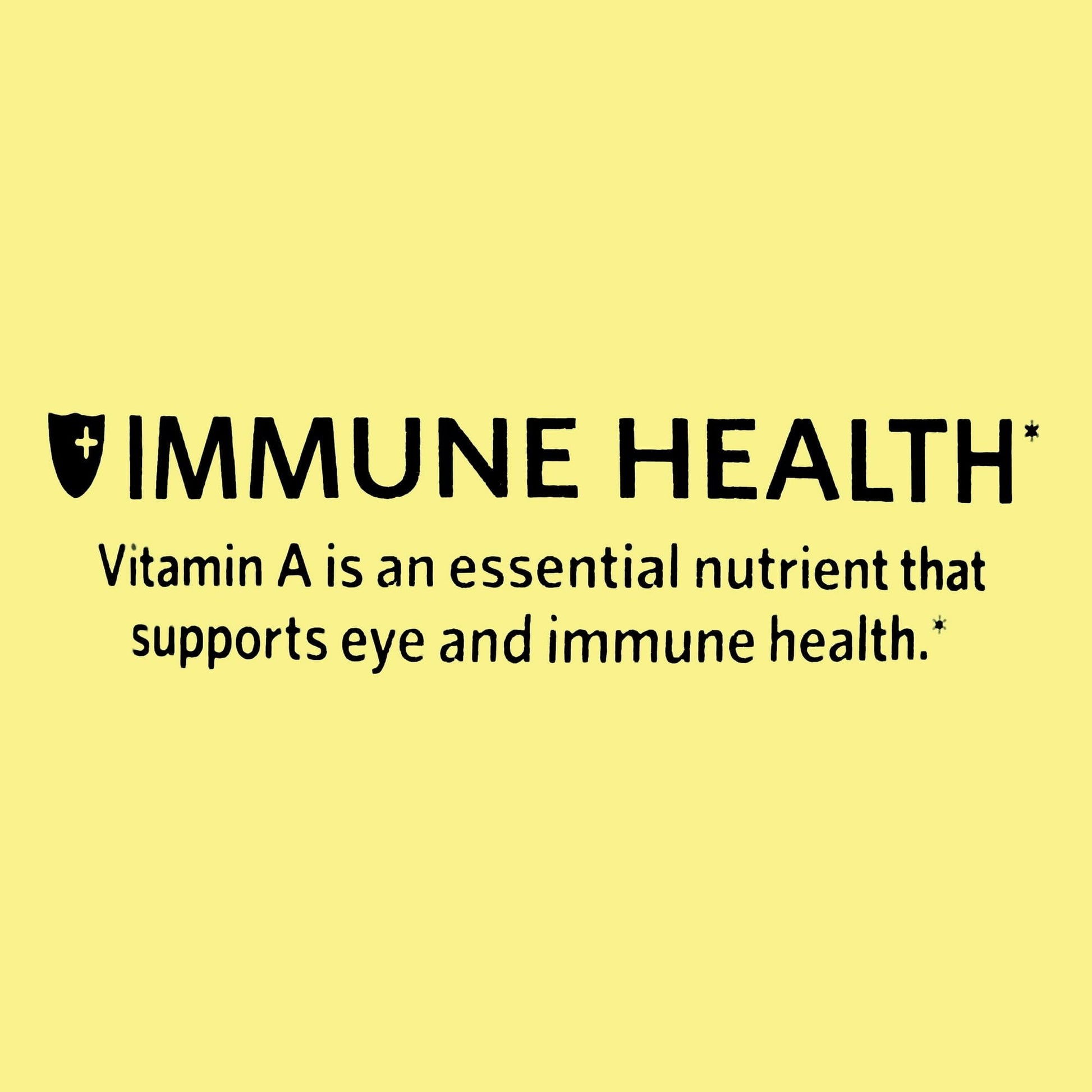 Spring Valley Vitamin A softgels bottle cap and safety seal detail