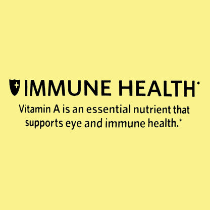 Spring Valley Vitamin A softgels bottle cap and safety seal detail
