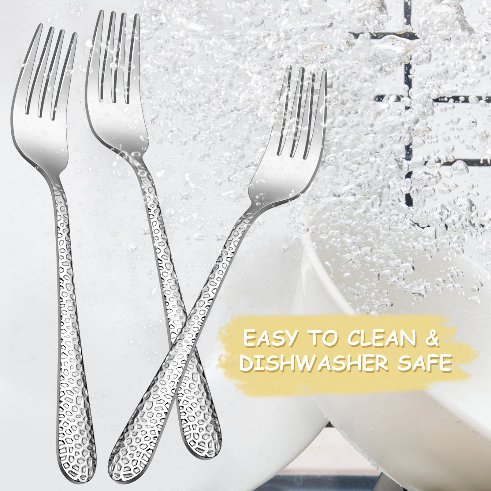 TeamFar toddler forks packaging and set overview