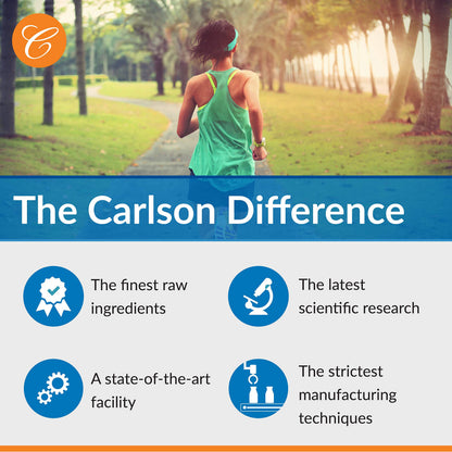 Gluten free Carlson Vitamin A softgels for night vision protection and skin health.