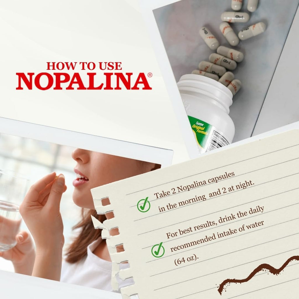 Nopalina natural plant fiber capsules packaging
