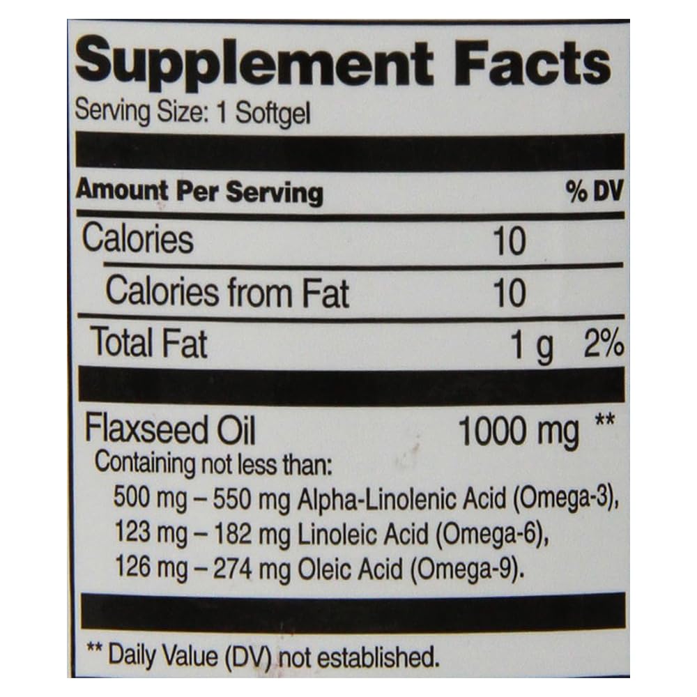 21st Century Flaxseed Oil heart health support packaging