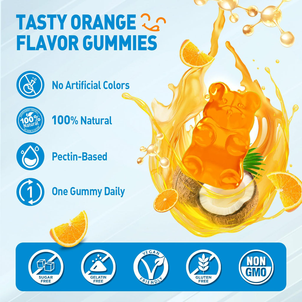 Duwhot Vitamin A Gummies lifestyle and wellness support concept