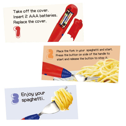 Wingosoph electric fork packaging for kids gift