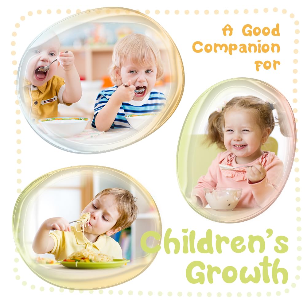 Set of 4 Funnuo stainless steel forks for self feeding
