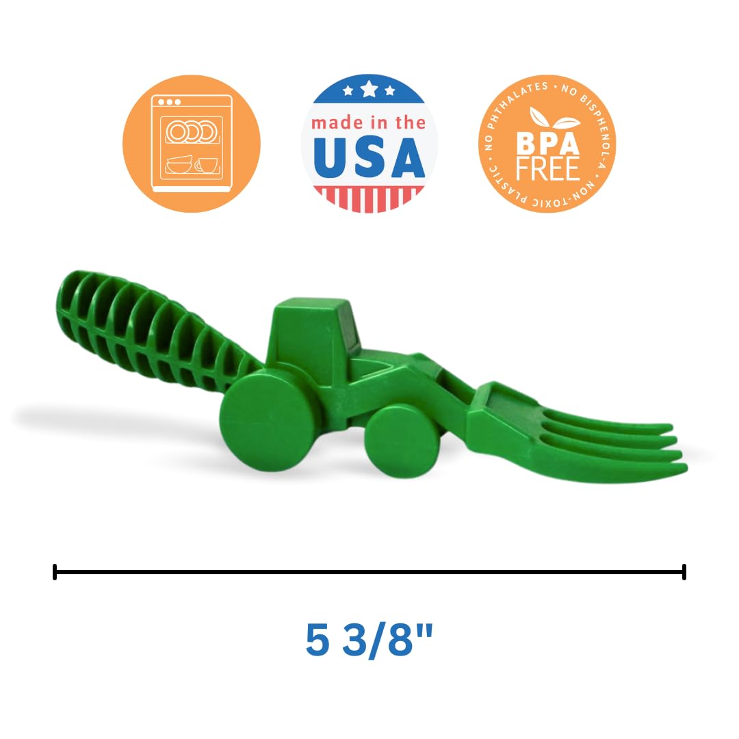 Constructive Eating toddler utensils ergonomic handle detail
