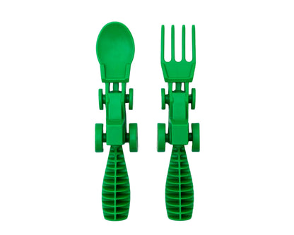 Constructive Eating front loader fork for kids