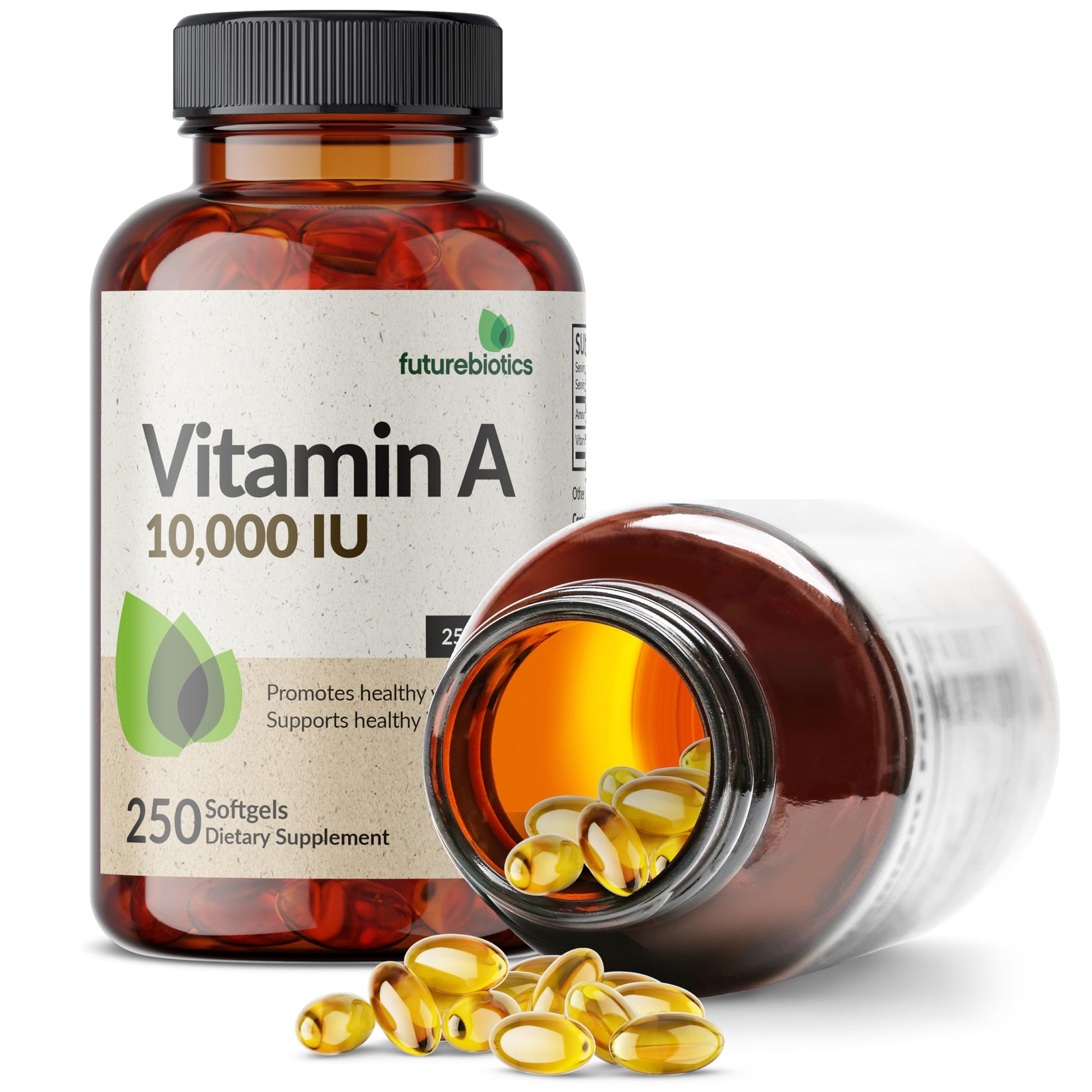 Futurebiotics Vitamin A premium non-GMO formula packaging