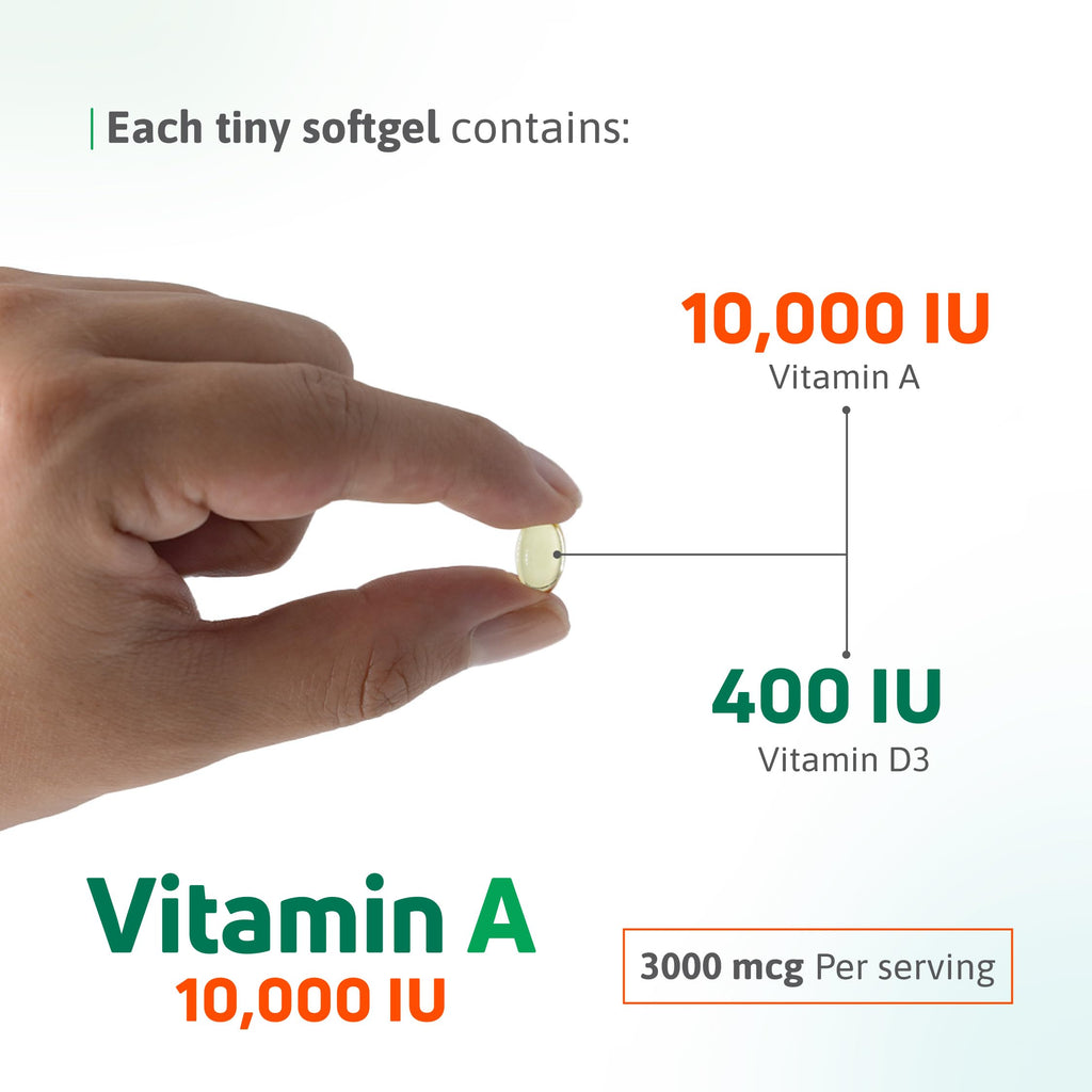Nutra Nutrition Vitamin A And D3 Packaging Details