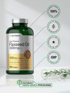 Horbäach 300 count omega 3 6 9 softgels bottle side