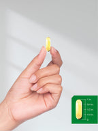 Horbäach flaxseed oil capsules packaging lifestyle view