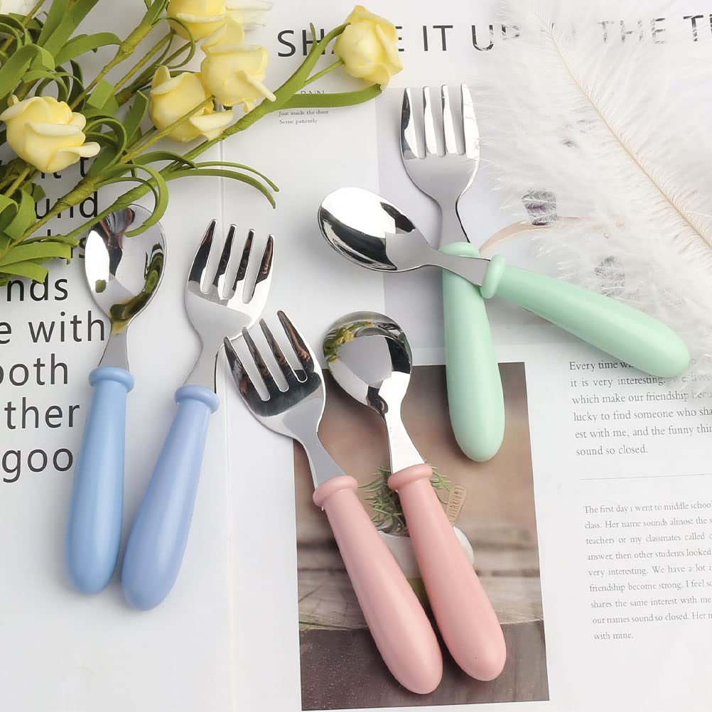 Pimoys stainless steel utensil set in colorful packaging