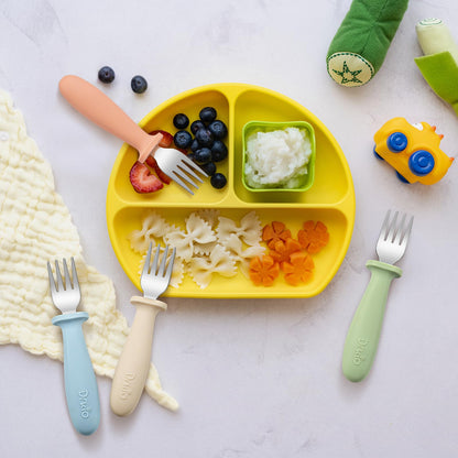 Drkio toddler feeding utensil set packaging view