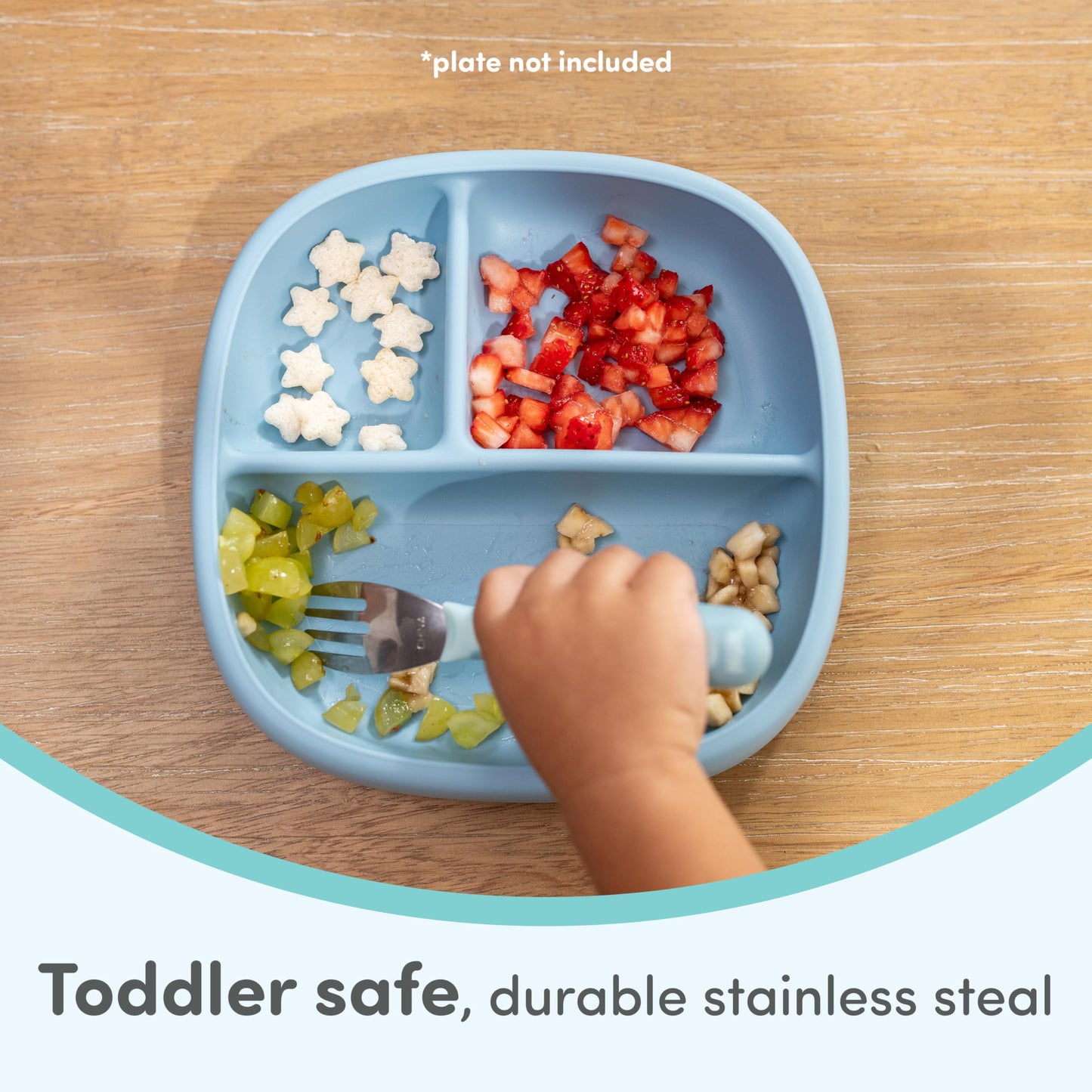 NUK Kiddy Cutlery fork set packaging details