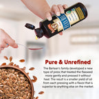 USDA organic and certification seals on bottle