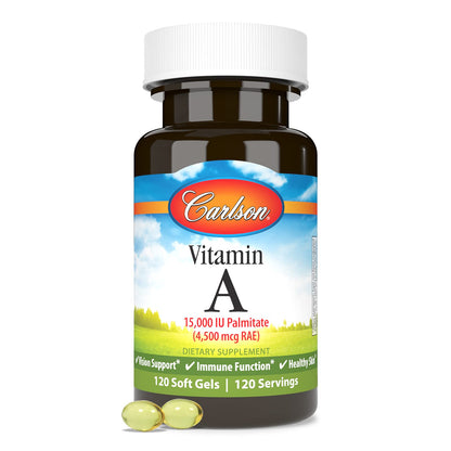 Vitamin A palmitate softgel texture and size